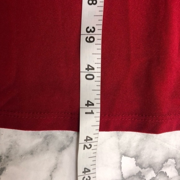 Evan Picone Party Swing Dress One Shoulder Formal Red Size 14 NWT - Picture 5 of 5